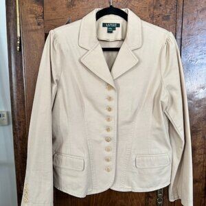 Lauren Ralph Lauren Classic Cotton Twill Jacket